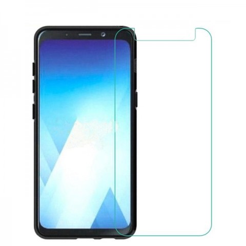 LCD apsauginis stikliukas Samsung A530 Galaxy A8 2018 Tempered Glass lenktas skaidrus